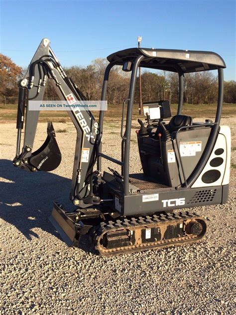 2016 terex tc16 2 mini excavator|terex tc16 depth chart.